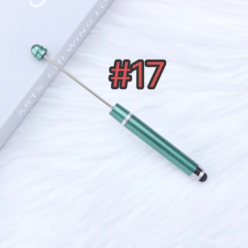 3pcs plastic solid color ipad beadable pens