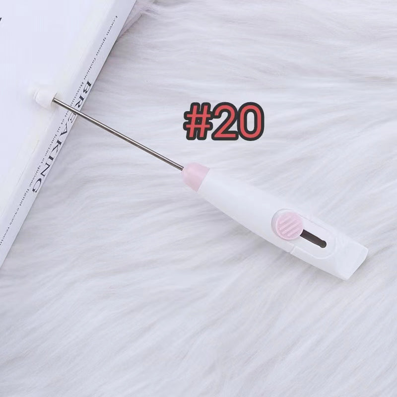 3pcs solid color beadable Beading Knife