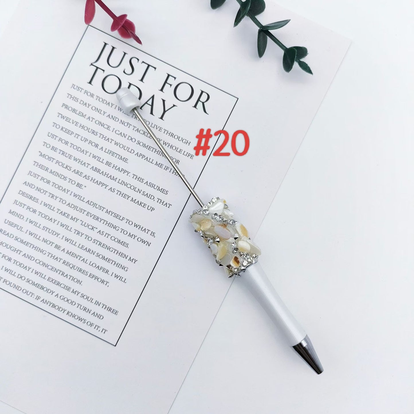 2pcs fancy beadable pens