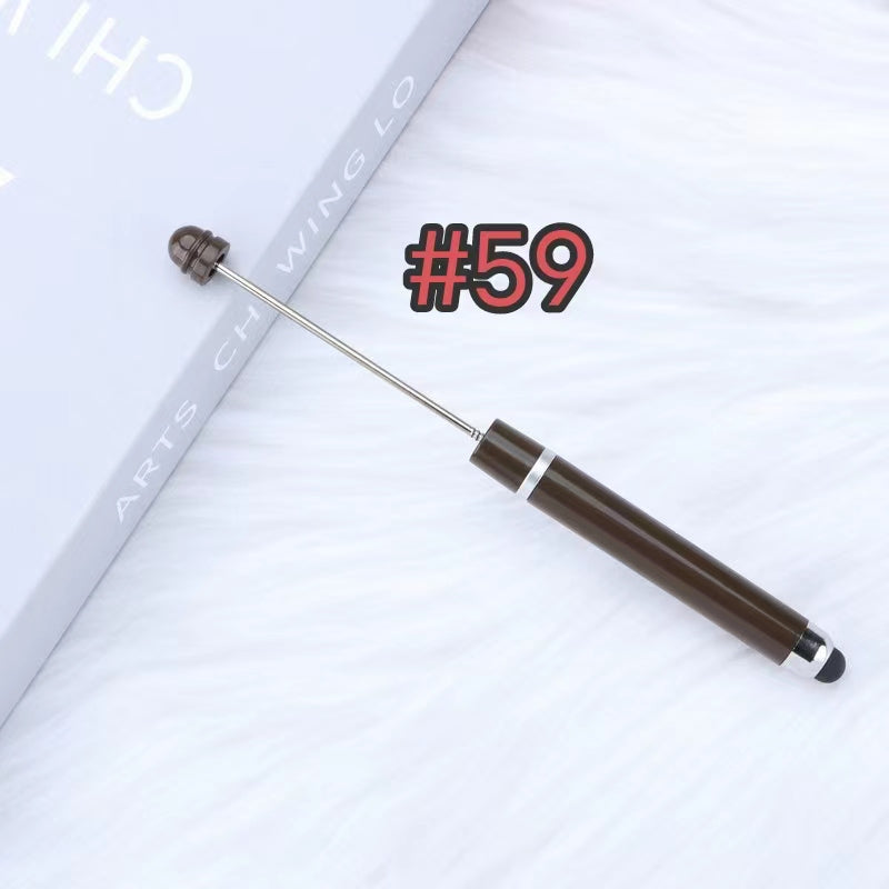 3pcs plastic solid color ipad beadable pens
