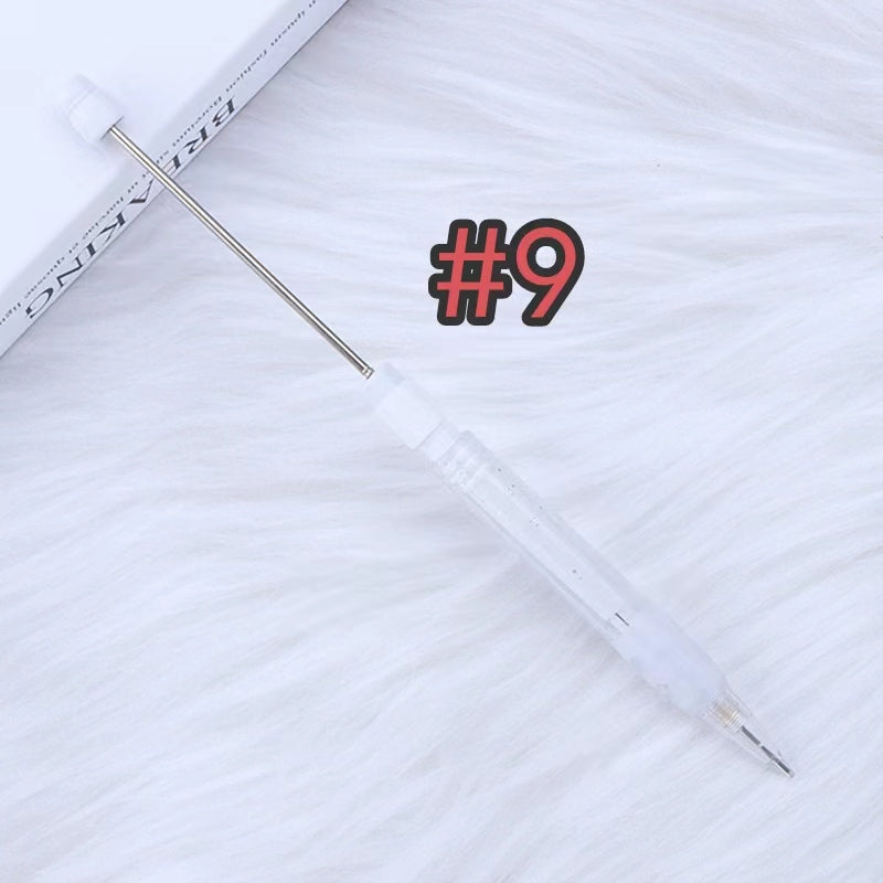 7pcs solid color beadable pencil