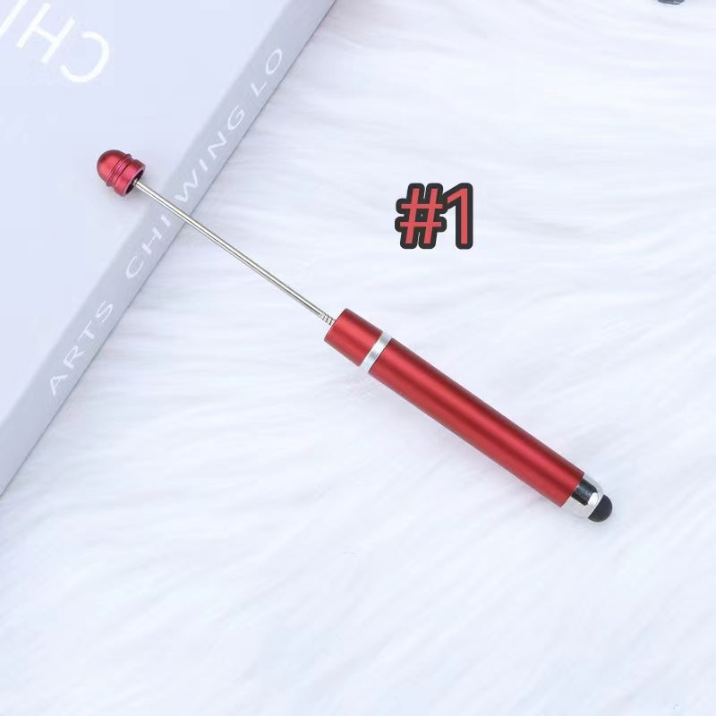 3pcs plastic solid color ipad beadable pens