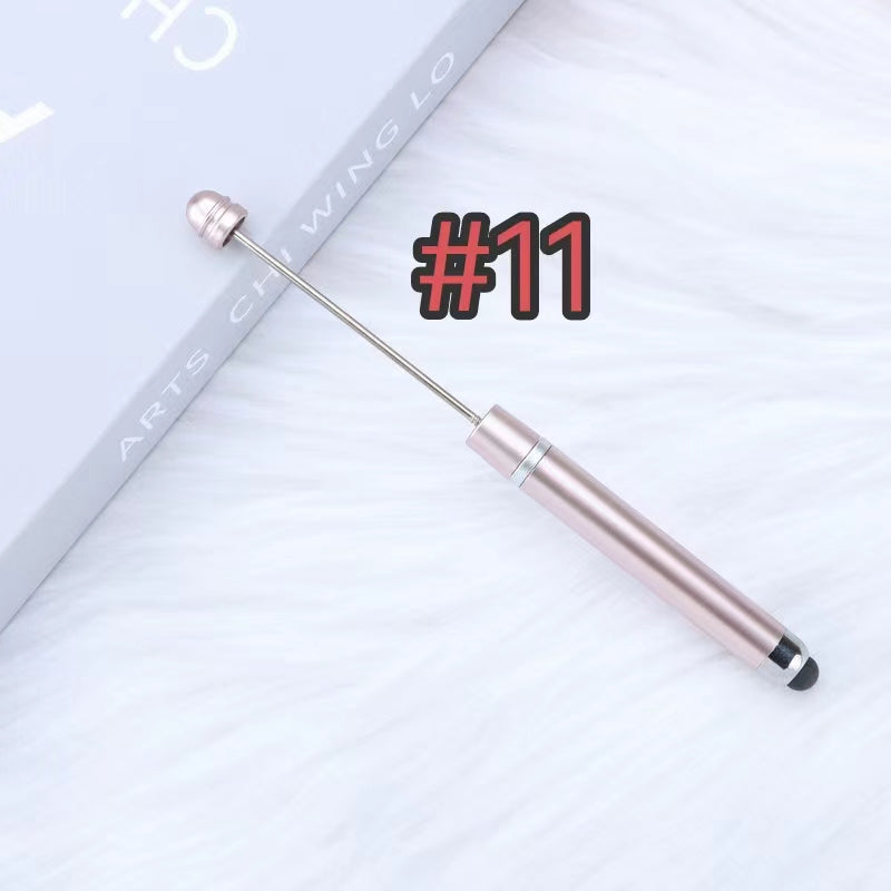 3pcs plastic solid color ipad beadable pens