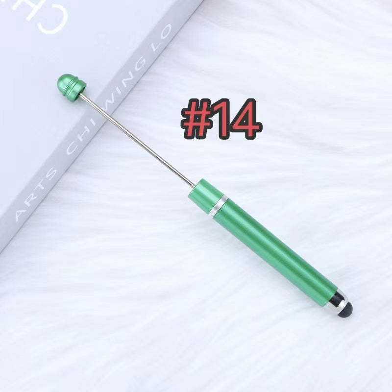 3pcs plastic solid color ipad beadable pens