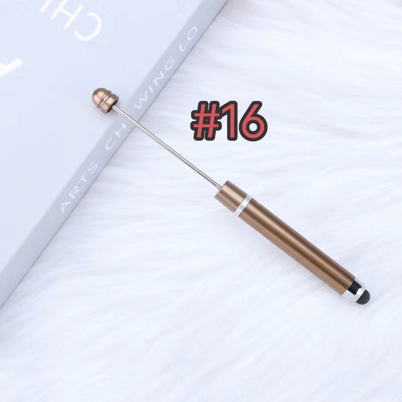 3pcs plastic solid color ipad beadable pens