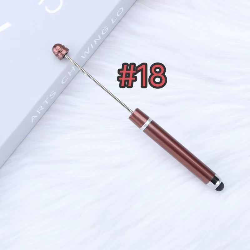 3pcs plastic solid color ipad beadable pens
