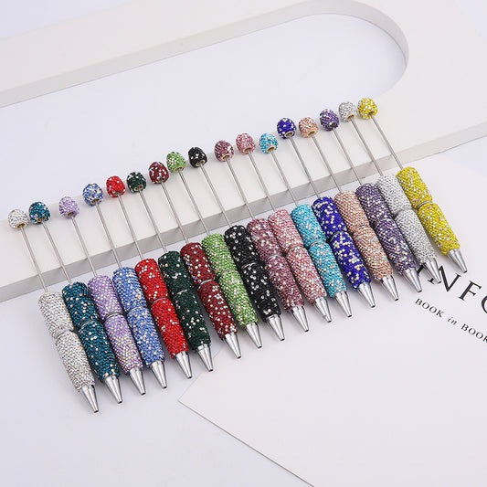 AB Color Full Diamond Beadable Pens
