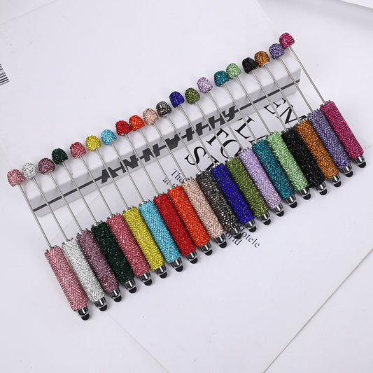 Stylus Full Diamond Beadable Pens