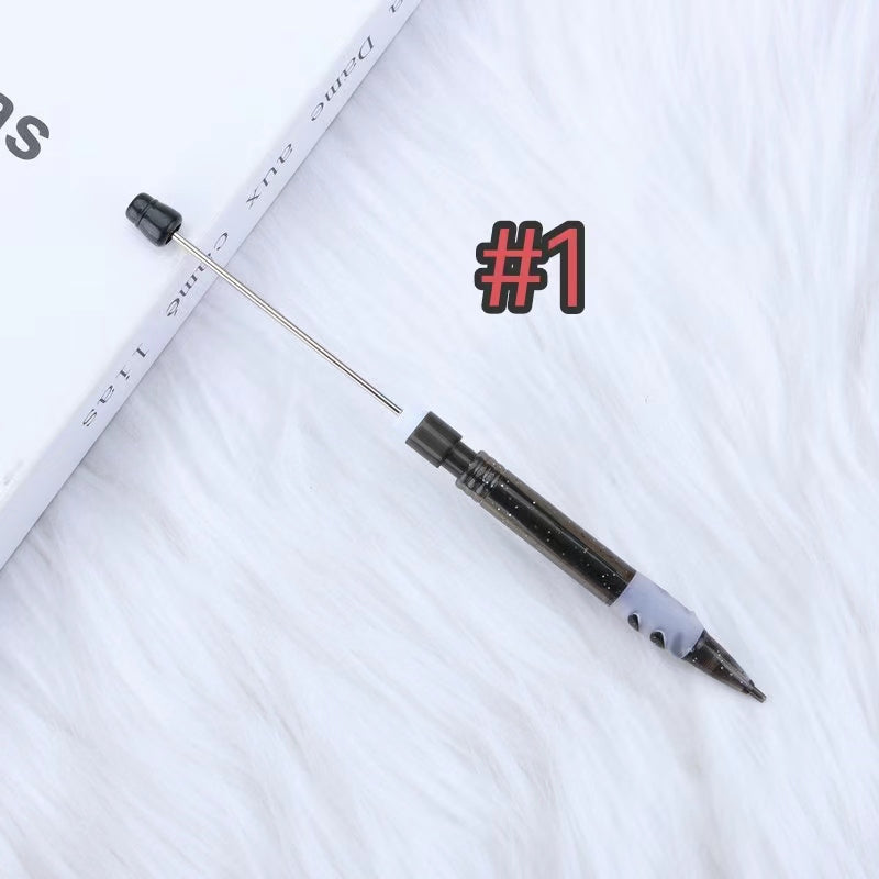 7pcs solid color beadable pencil