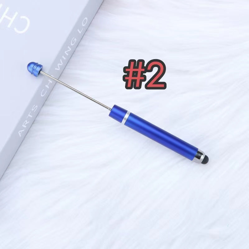 3pcs plastic solid color ipad beadable pens