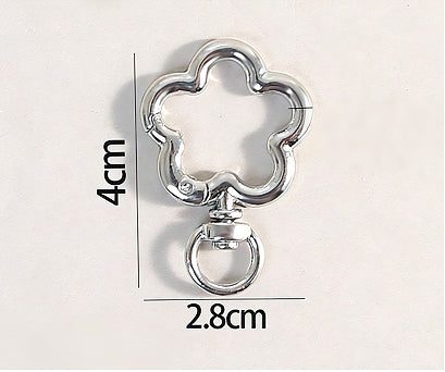 Keychain-Plum blossom keychain