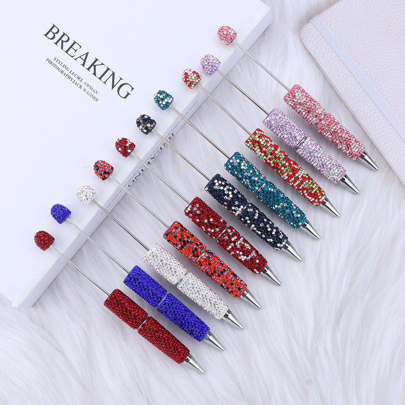 AB Color Full Diamond Beadable Pens