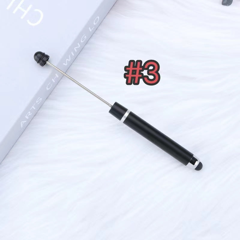 3pcs plastic solid color ipad beadable pens