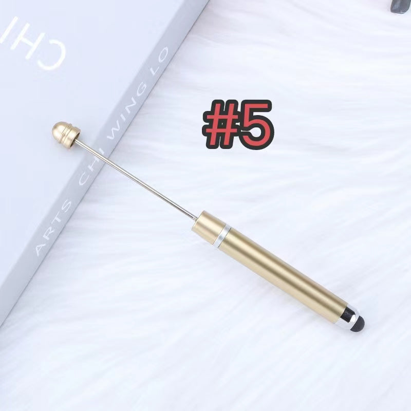 3pcs plastic solid color ipad beadable pens