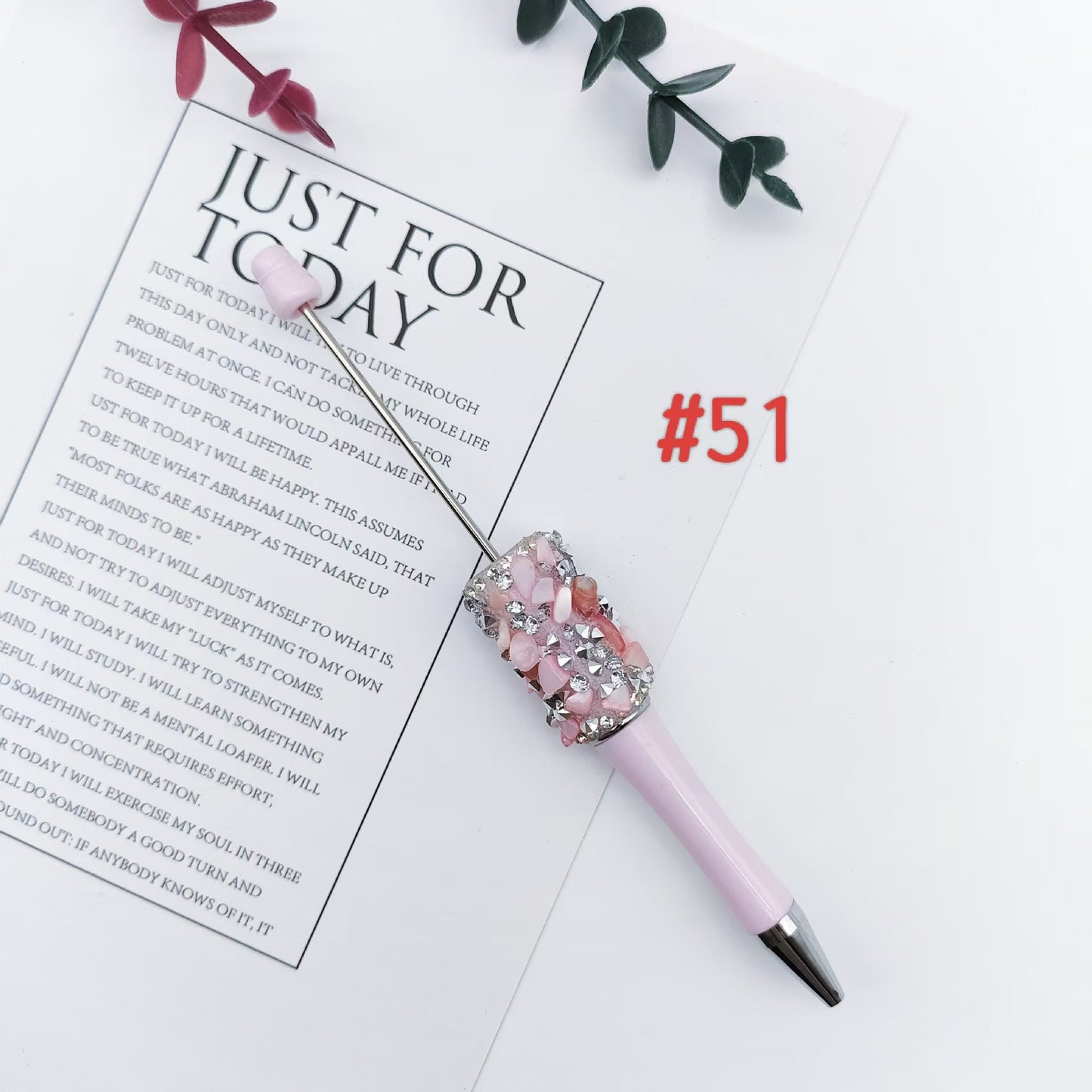 2pcs fancy beadable pens