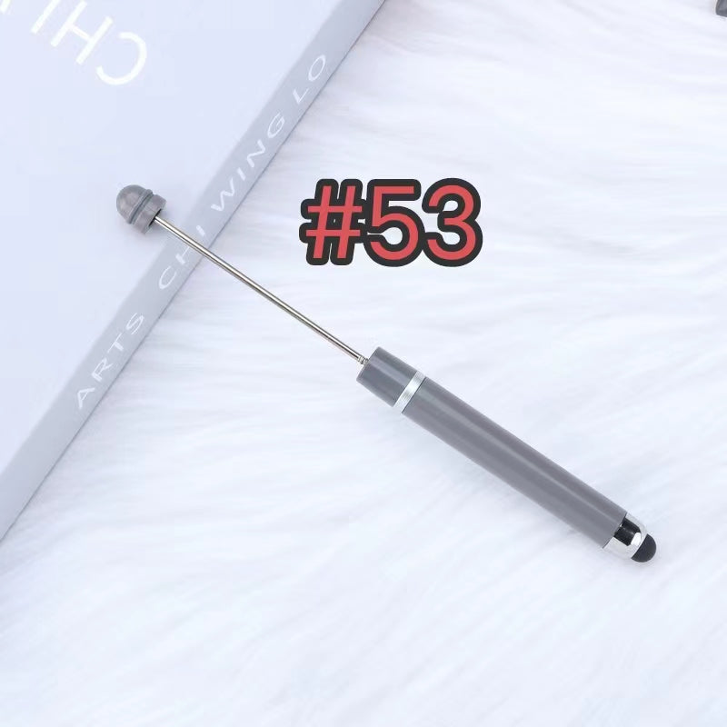 3pcs plastic solid color ipad beadable pens