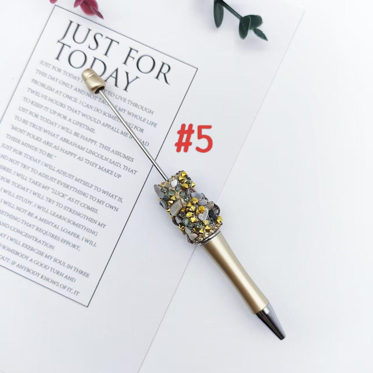 2pcs fancy beadable pens