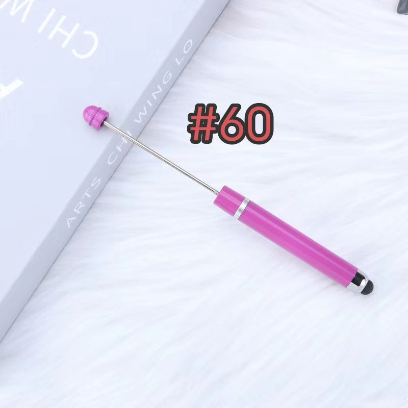 3pcs plastic solid color ipad beadable pens