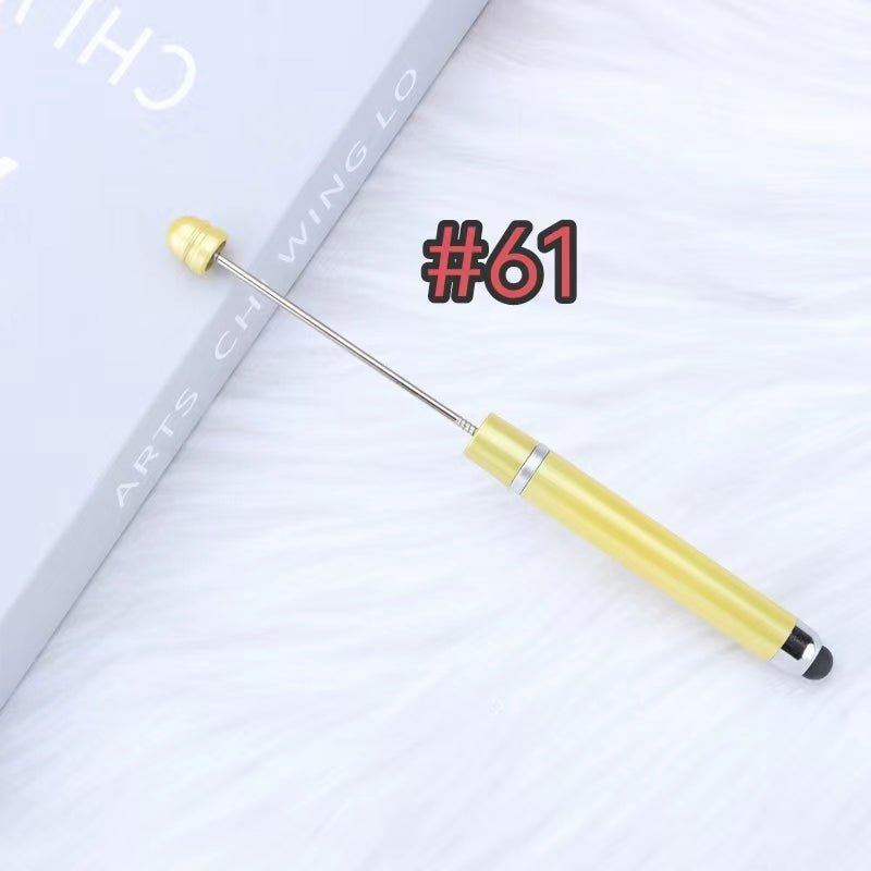 3pcs plastic solid color ipad beadable pens