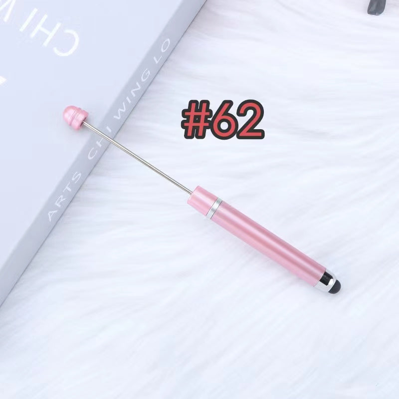 3pcs plastic solid color ipad beadable pens