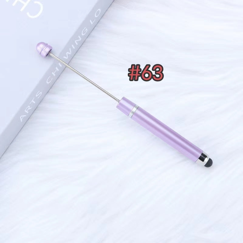 3pcs plastic solid color ipad beadable pens