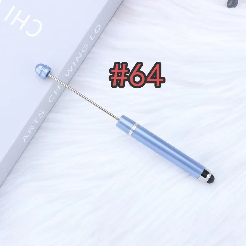 3pcs plastic solid color ipad beadable pens