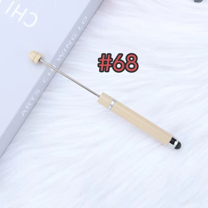 3pcs plastic solid color ipad beadable pens