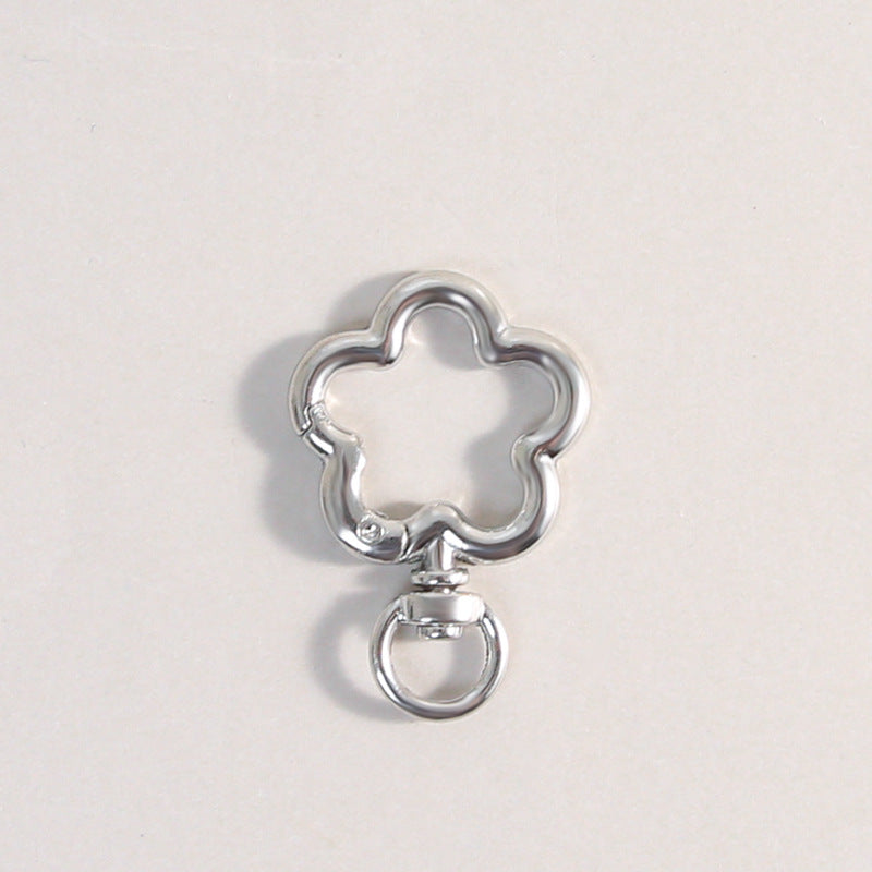 Keychain-Plum blossom keychain