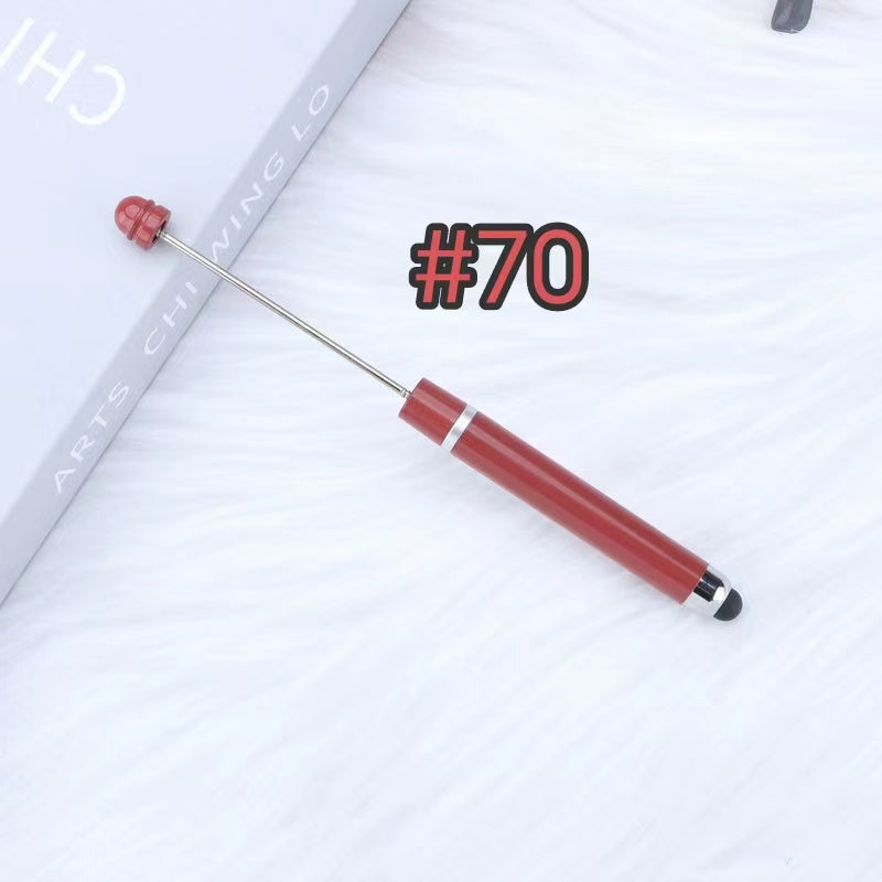3pcs plastic solid color ipad beadable pens