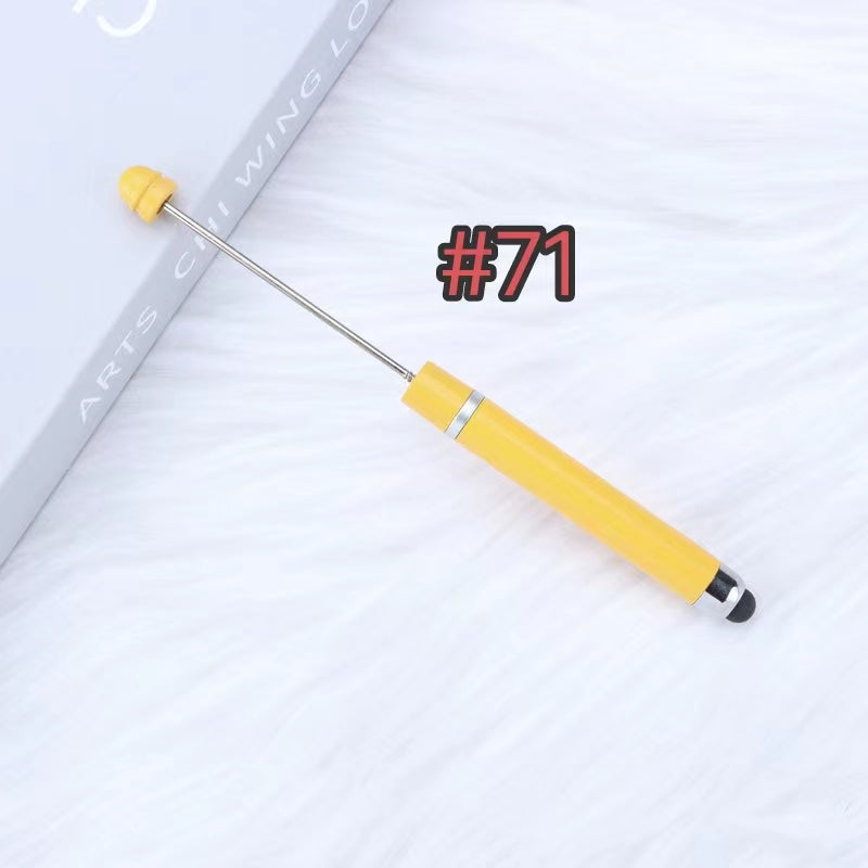 3pcs plastic solid color ipad beadable pens