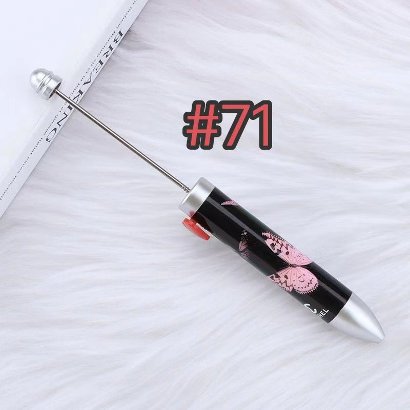 3pcs solid color beadable heartful pens 7different color ink in one pen