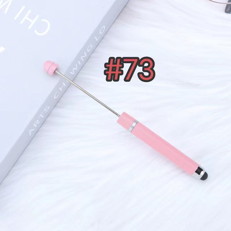 3pcs plastic solid color ipad beadable pens