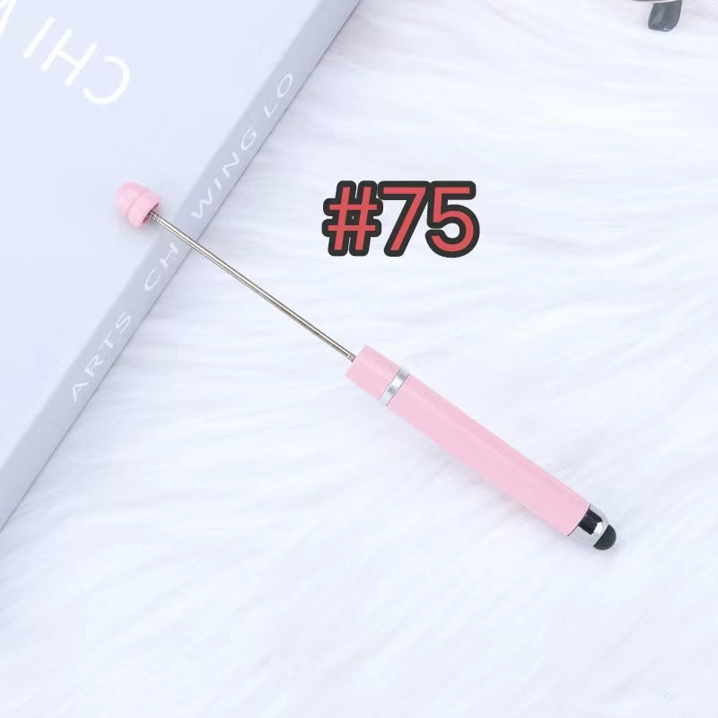 3pcs plastic solid color ipad beadable pens