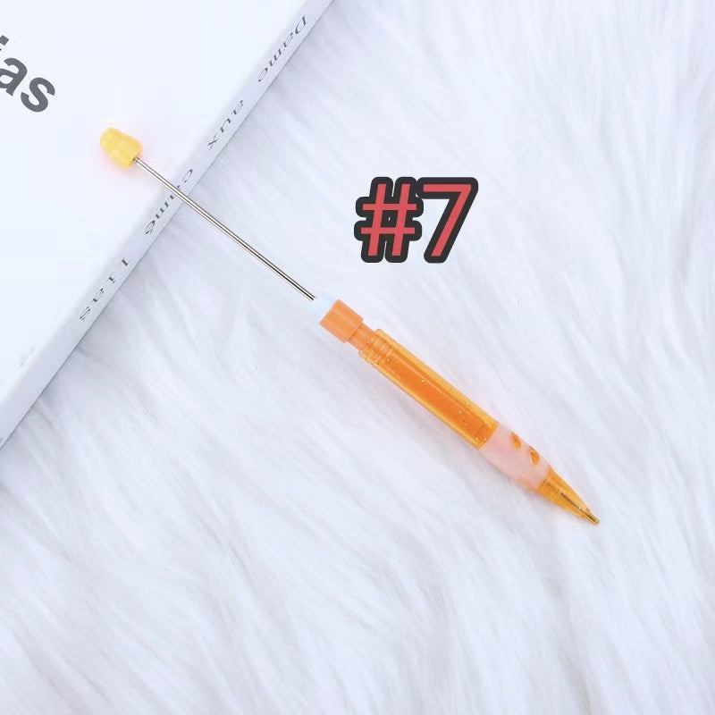 7pcs solid color beadable pencil