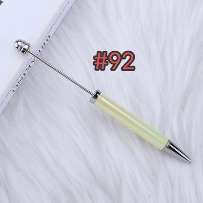 4pcs solid color beadable uv00 pens