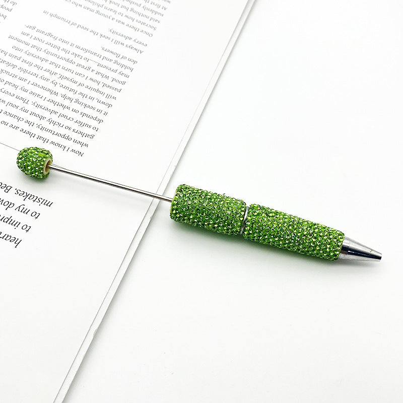 Solid Color Full Diamond Beadable Pens