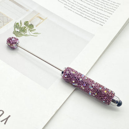 AB Colorful Stylus Full Diamond Beadable Pens
