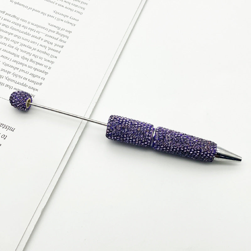 Solid Color Full Diamond Beadable Pens
