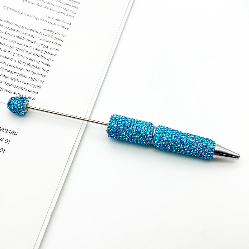 Solid Color Full Diamond Beadable Pens