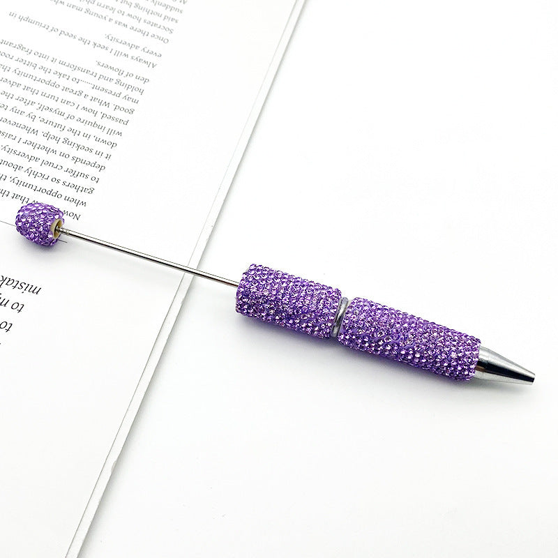 Solid Color Full Diamond Beadable Pens
