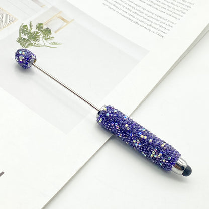 AB Colorful Stylus Full Diamond Beadable Pens