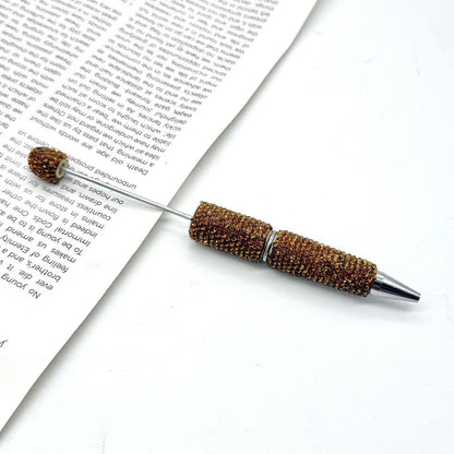 Solid Color Full Diamond Beadable Pens