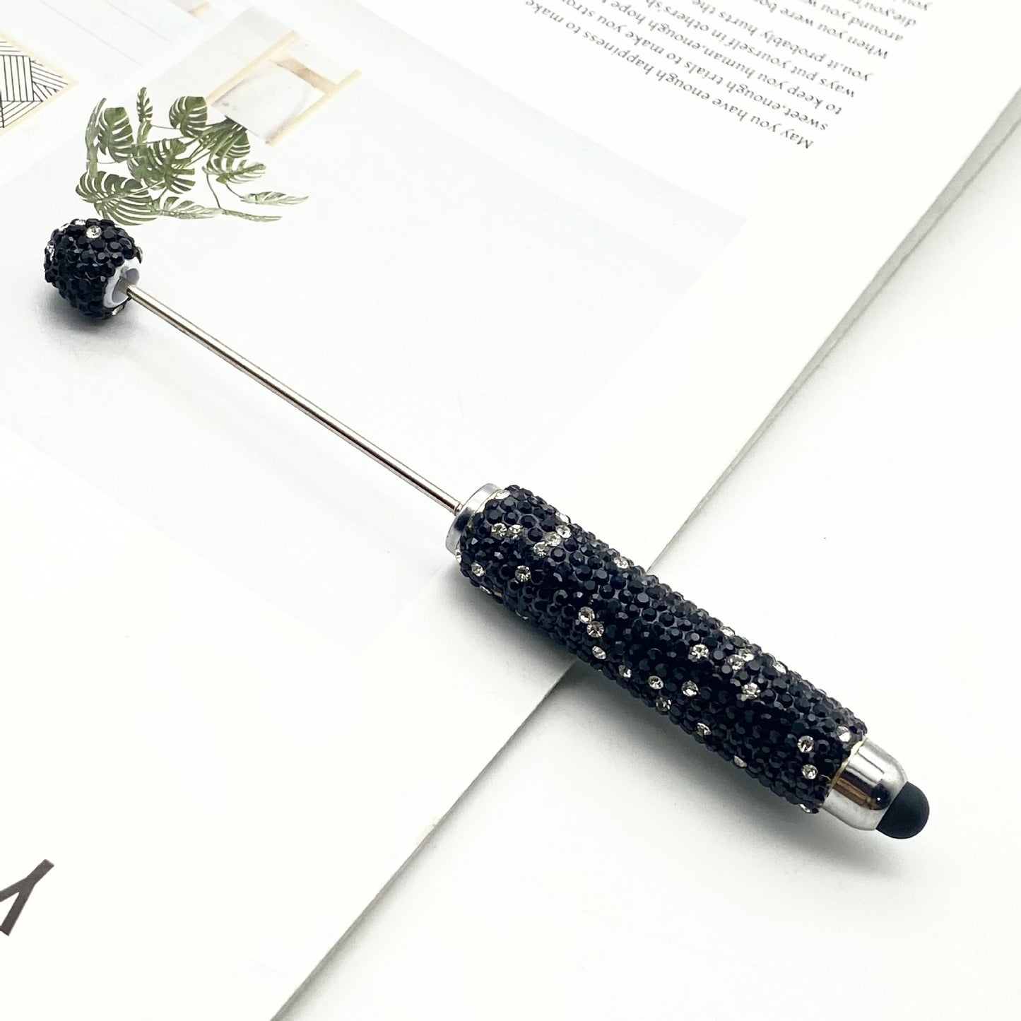 AB Colorful Stylus Full Diamond Beadable Pens