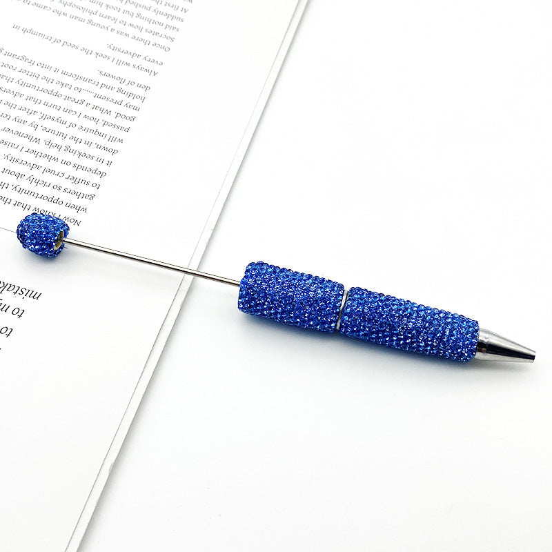 Solid Color Full Diamond Beadable Pens