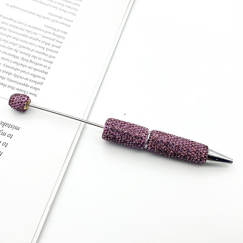 Solid Color Full Diamond Beadable Pens