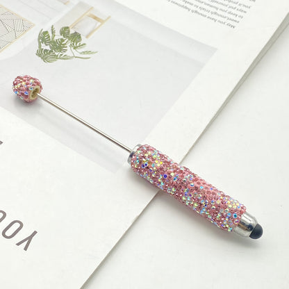 AB Colorful Stylus Full Diamond Beadable Pens