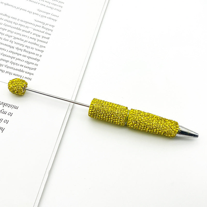 Solid Color Full Diamond Beadable Pens