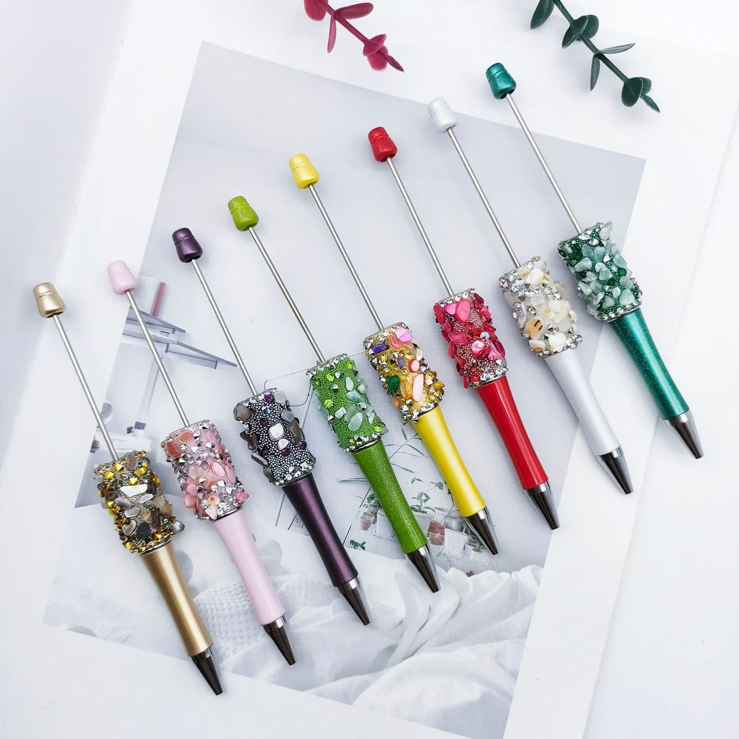 2pcs fancy beadable pens