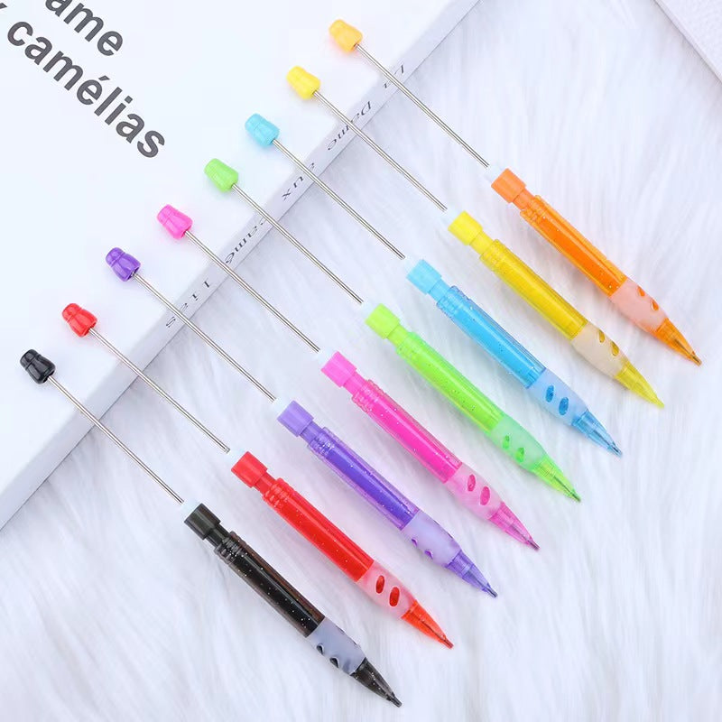 7pcs solid color beadable pencil